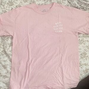 Anti Social Social Club Light Pink Tee